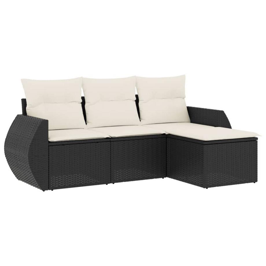 Ensemble de canapés de jardin rotin synthétique