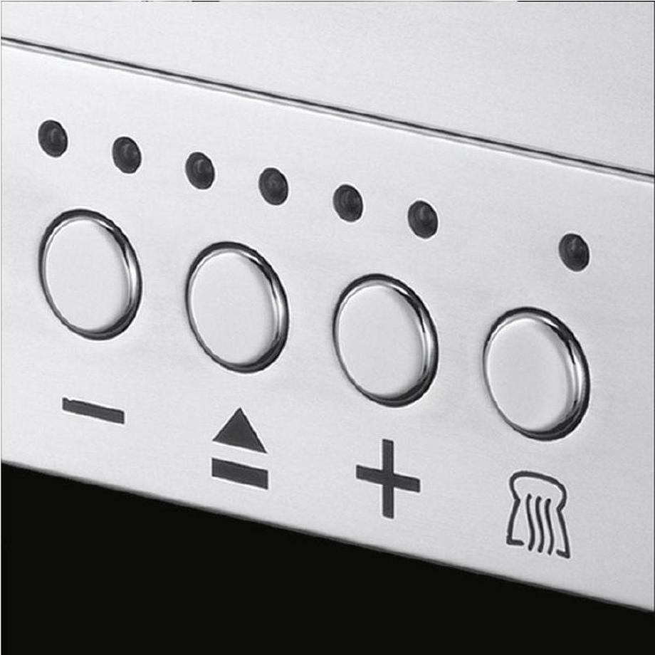 Russell Hobbs Tostapane a fessura lunga Elegance - Acciaio inox/Nero  