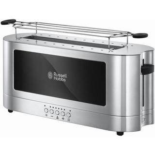 Russell Hobbs Tostapane a fessura lunga Elegance - Acciaio inox/Nero  
