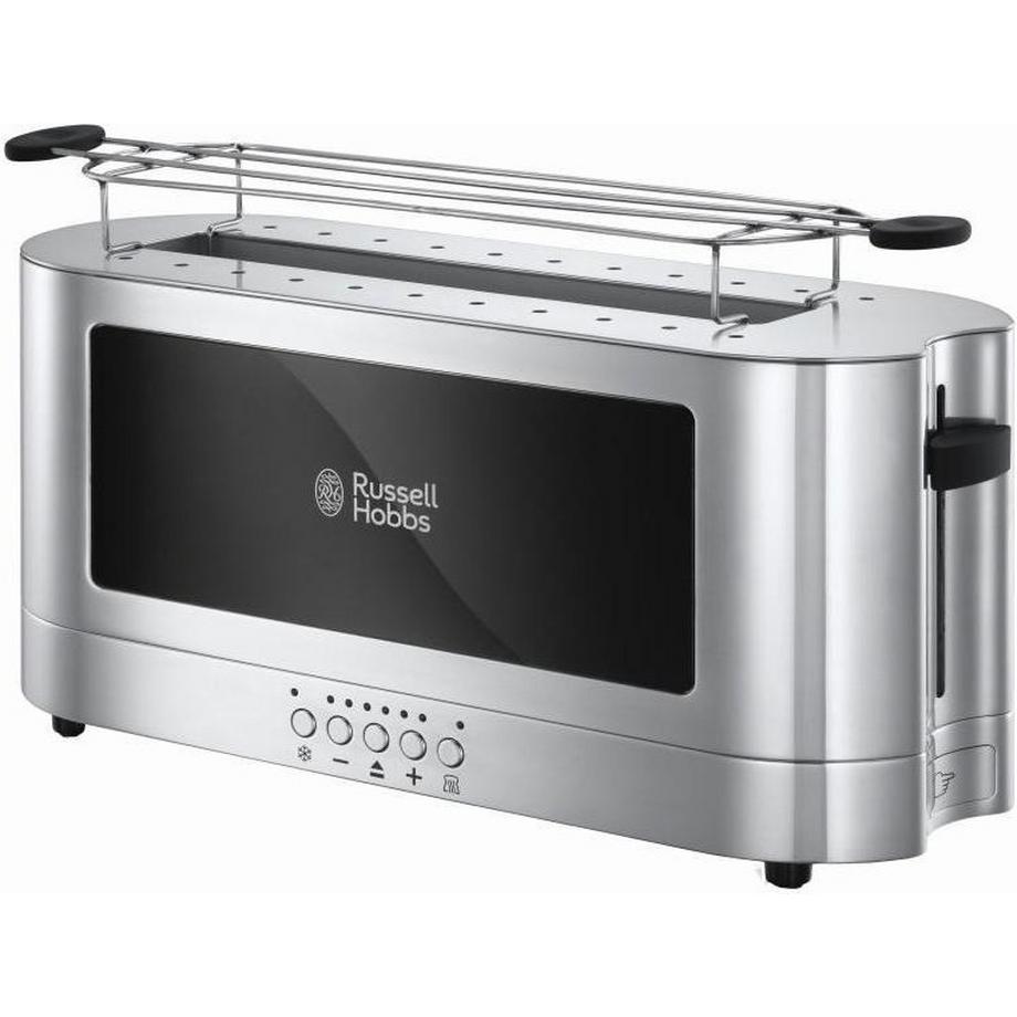 Russell Hobbs Tostapane a fessura lunga Elegance - Acciaio inox/Nero  