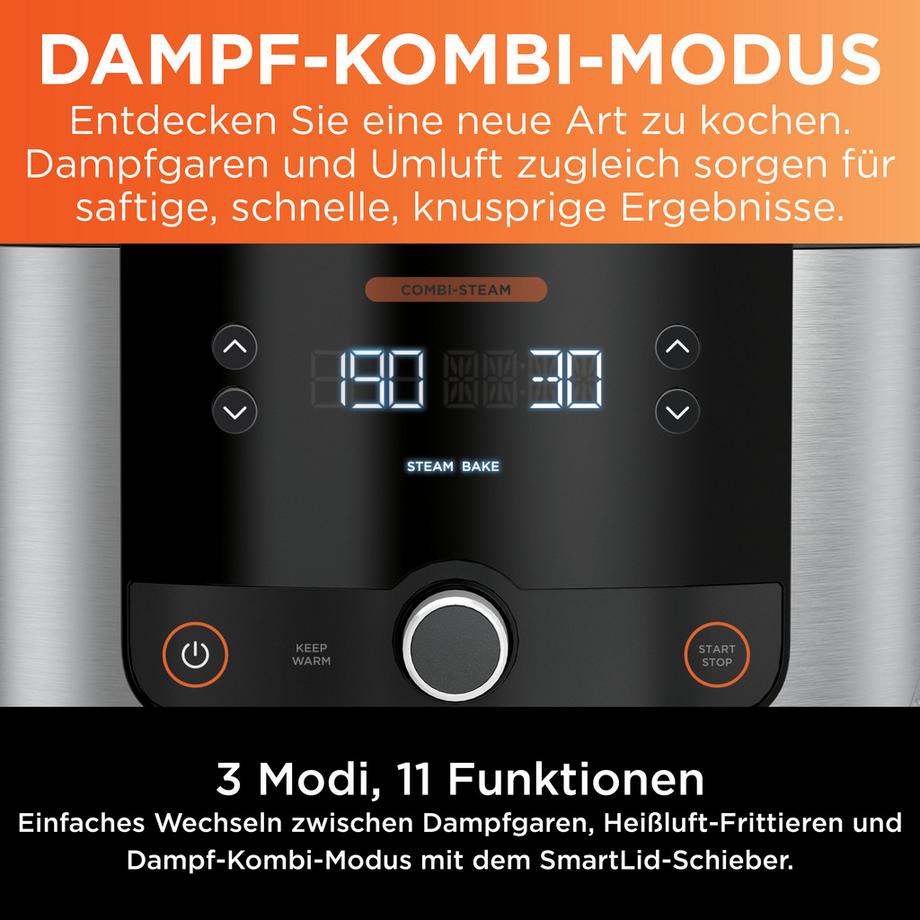 Ninja OL550CH Foodi Multicuiseur 11-en-1 SmartLid  