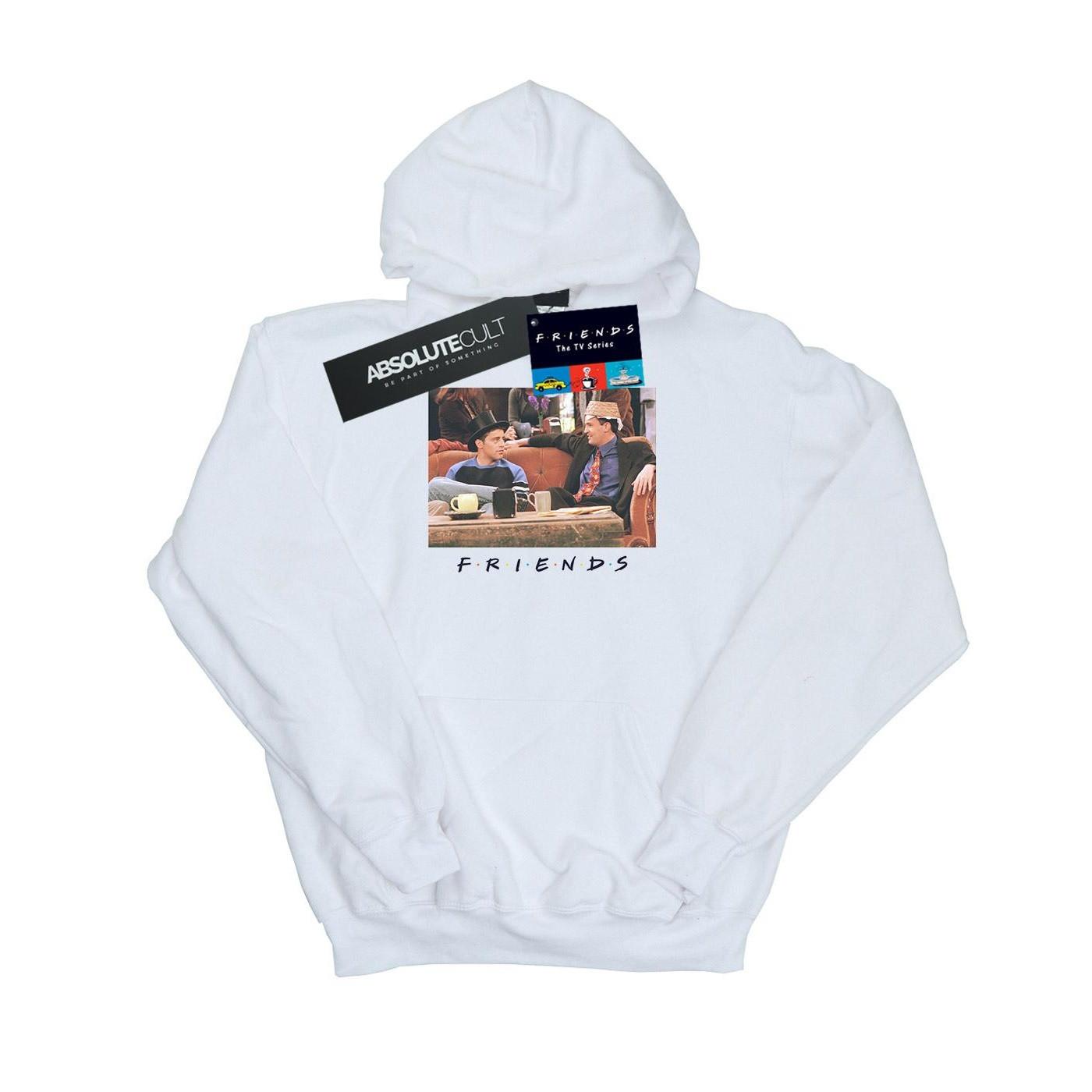 Image of Joey And Chandler Hats Kapuzenpullover Herren Weiss S