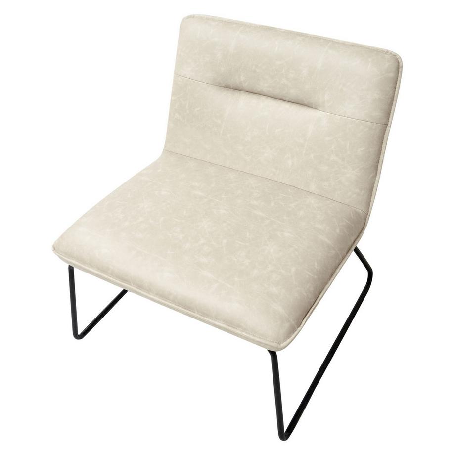 Beliani Fauteuil en Cuir PU Rétro COTULLA  