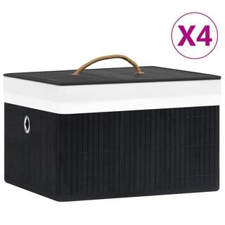 VidaXL Boîte de rangement bambou  