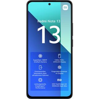 XIAOMI  Redmi Note 13 16,9 cm (6.67") Double SIM hybride Android 13 4G USB Type-C 6 Go 128 Go 5000 mAh Noir 