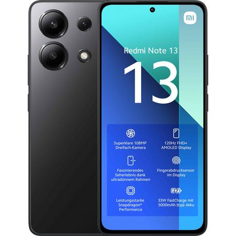 XIAOMI  Redmi Note 13 16,9 cm (6.67") Dual SIM ibrida Android 13 4G USB tipo-C 6 GB 128 GB 5000 mAh Nero 