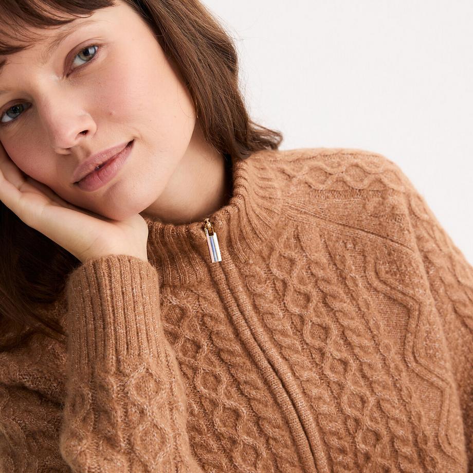 La Redoute Collections  Cardigan zippé 