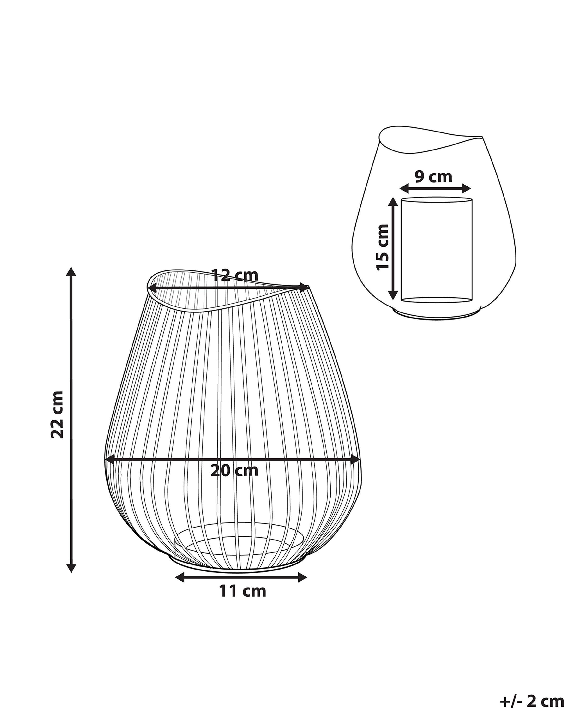 Beliani  Laterne aus Metall Modern THURSTON 