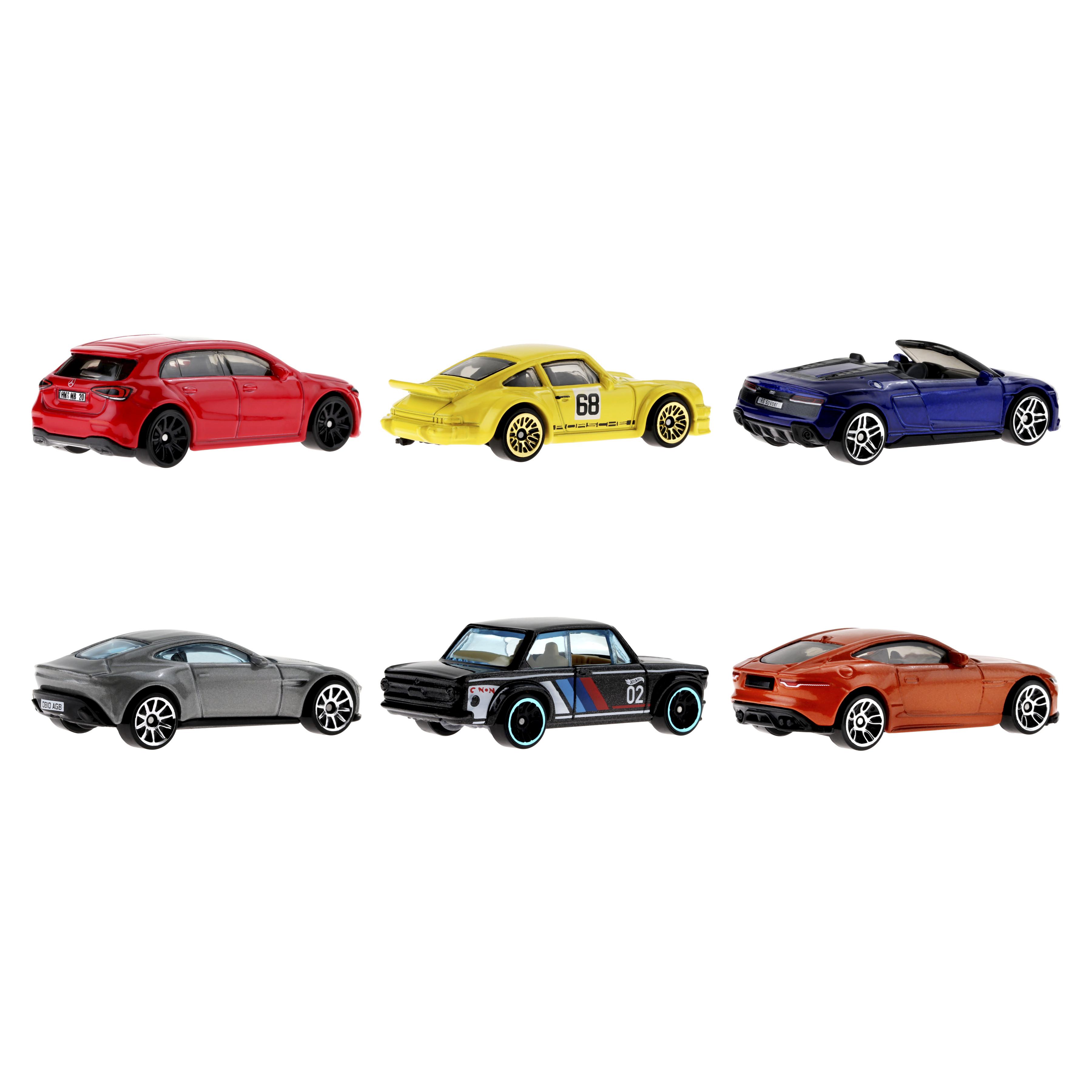 Hot Wheels  6er Pack European Car Culture (1:64) 