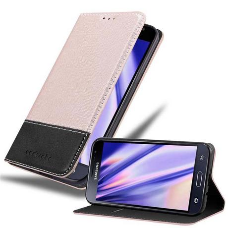 Cadorabo  Housse compatible avec Samsung Galaxy J3 2016 - Coque de protection avec fermeture magnétique, fonction de support et compartiment pour carte 