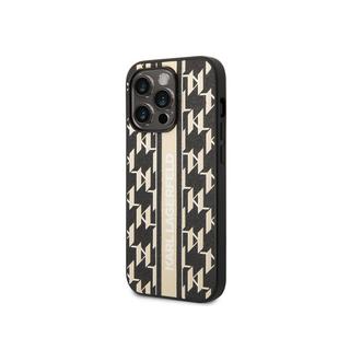 KARL LAGERFELD  Cover iPhone 14 Pro PU Monogram Stripe 