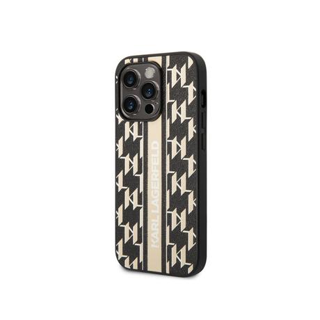 KARL LAGERFELD  Cover iPhone 14 Pro PU Monogram Stripe 