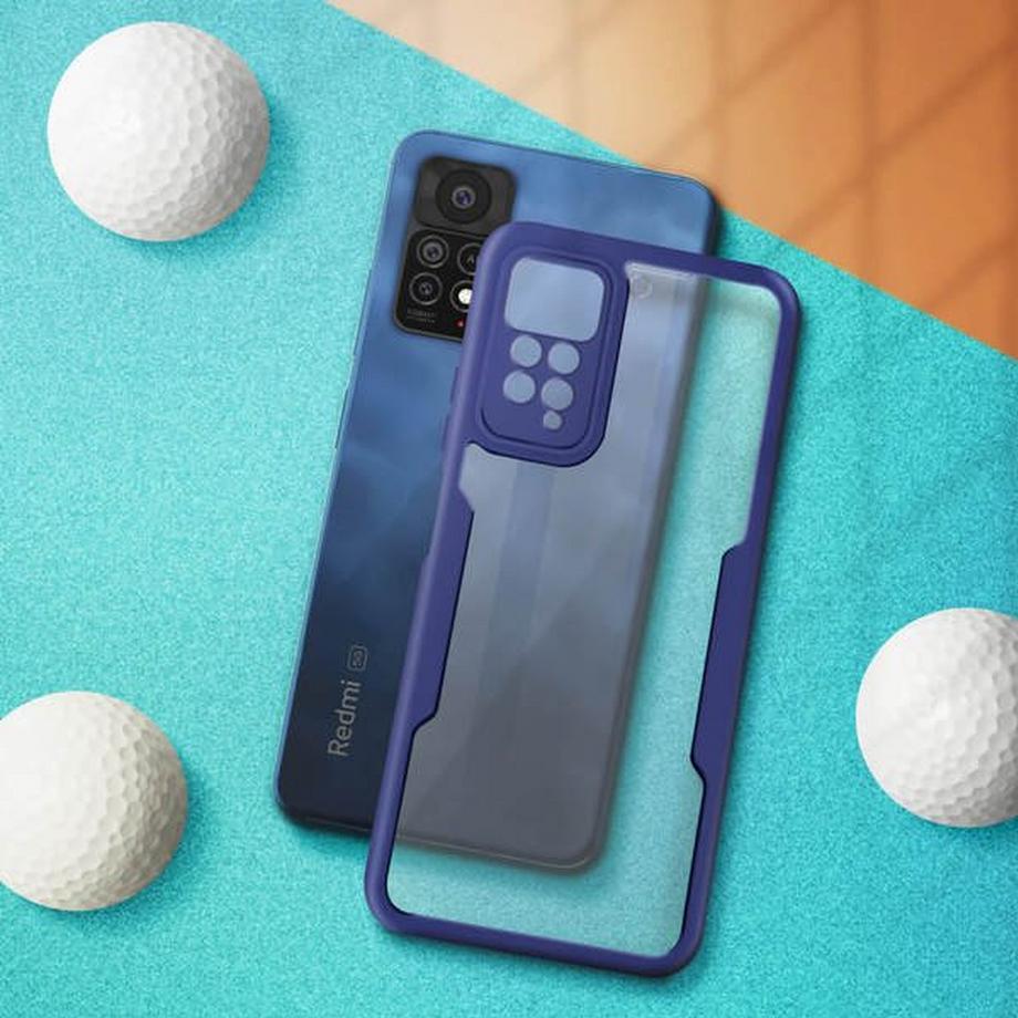 Avizar  Coque 360° Redmi Note 11 Pro 5G Bleu 