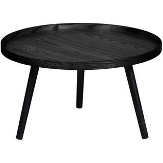 mutoni Table d'appoint Mesa L bois noir 60x60  