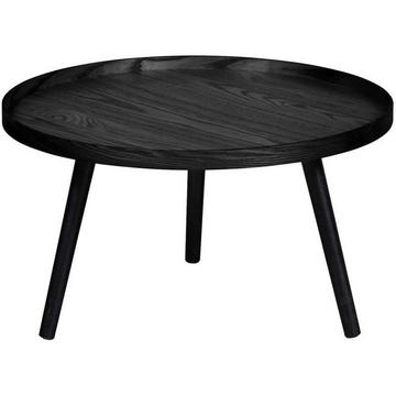 Table d'appoint Mesa L bois noir 60x60