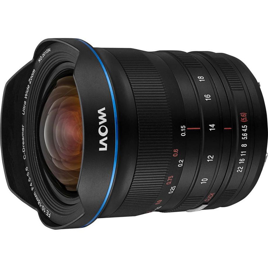 Venus Optic  LAOWA 10-18MM F/4.5-5.6 ZOOM MILC OBIETTIVO CON ZOOM GRANDANGOLARE NERO 