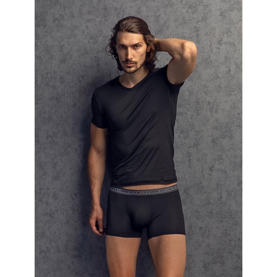 Olaf benz RED2059 Kurzarm V-Ausschnitt T-Shirt  