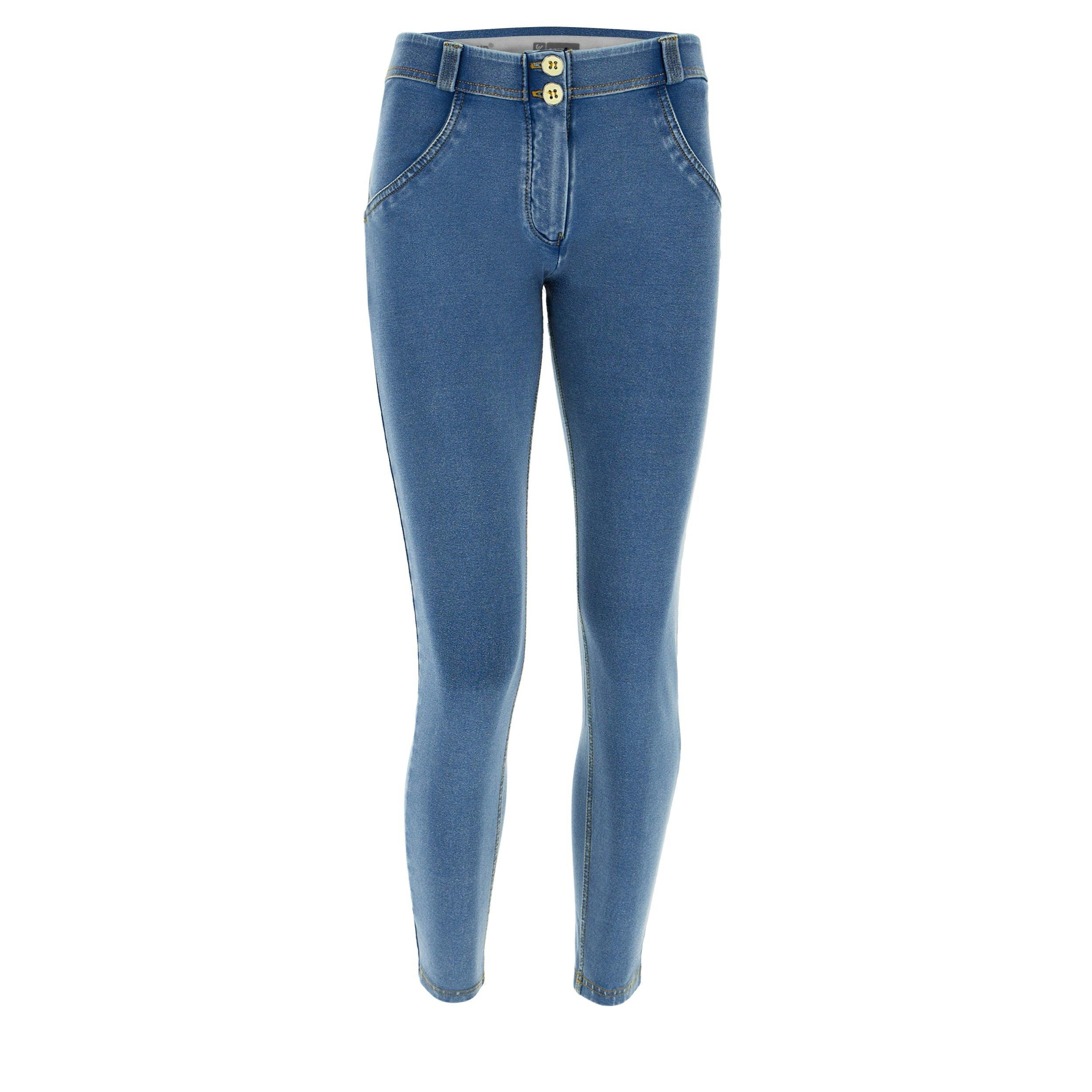 Image of Wr.up® Shaping Pants 7/8 Damen Blau Denim S