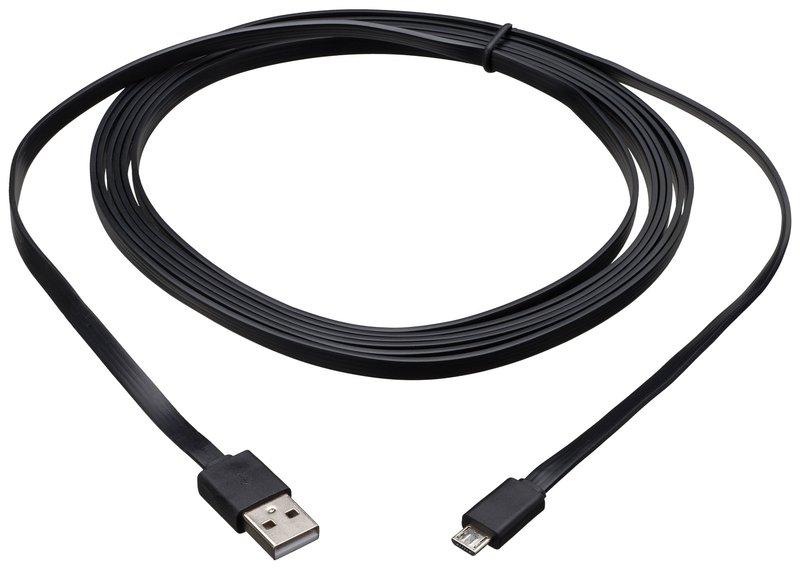 Image of Interactive PS4USBCABLE USB Kabel 3 m USB A Micro-USB B Schwarz