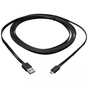 Interactive PS4USBCABLE USB Kabel 3 m USB A Micro-USB B Schwarz