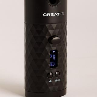 CREATE  KURLINE TOURMALINE - Fer à friser sans fil portable USB, noir 