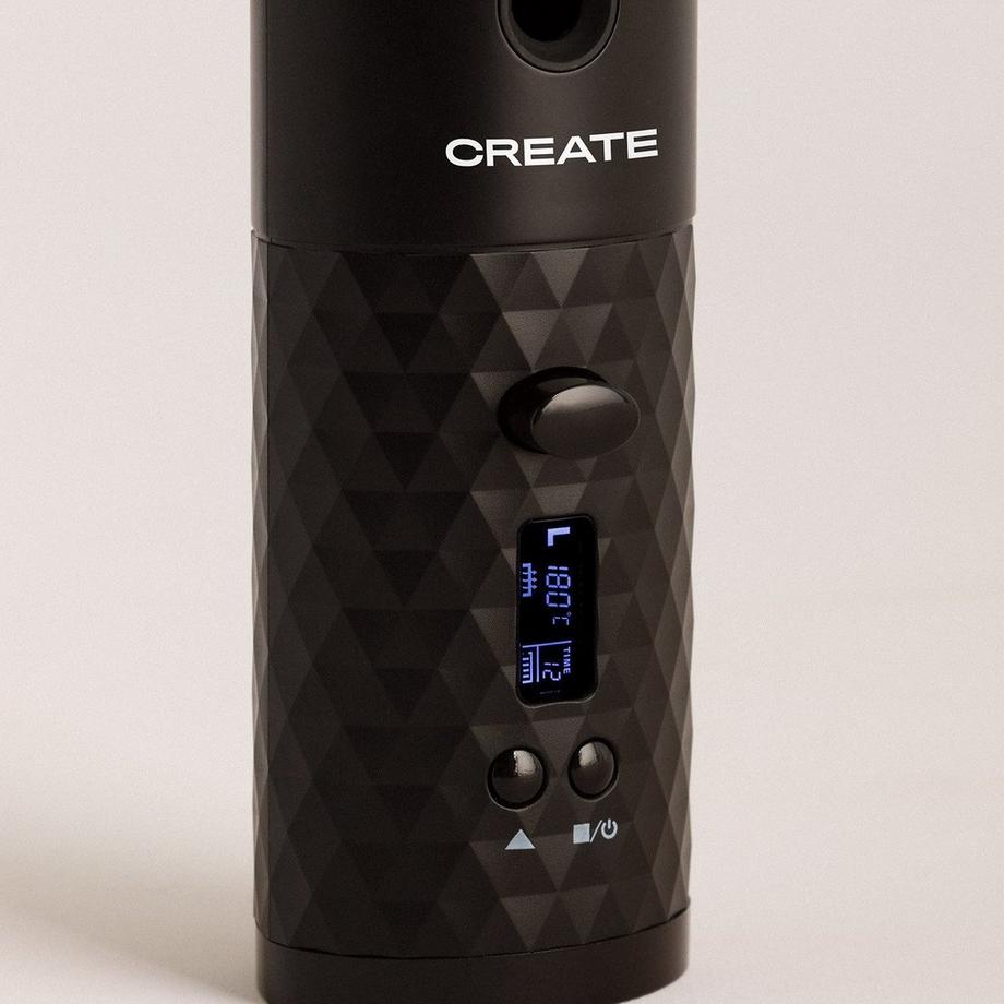 CREATE  KURLINE TOURMALINE - Tragbarer kabelloser Lockenstab USB, 