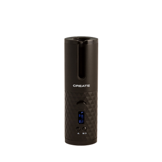 CREATE  KURLINE TOURMALINE - Fer à friser sans fil portable USB, noir 