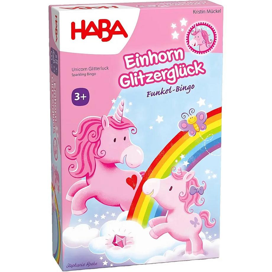 Einhorn Glitzerglück Funkel-Bingo