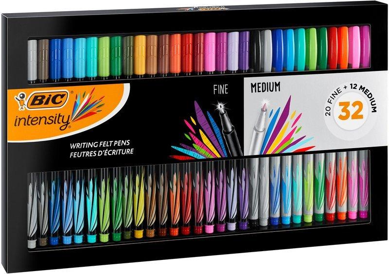 Image of BIC Intensity Fine & Medium Box 32 Farben ass. BIC Intensity Fine & Medium Box 32 Farben ass.