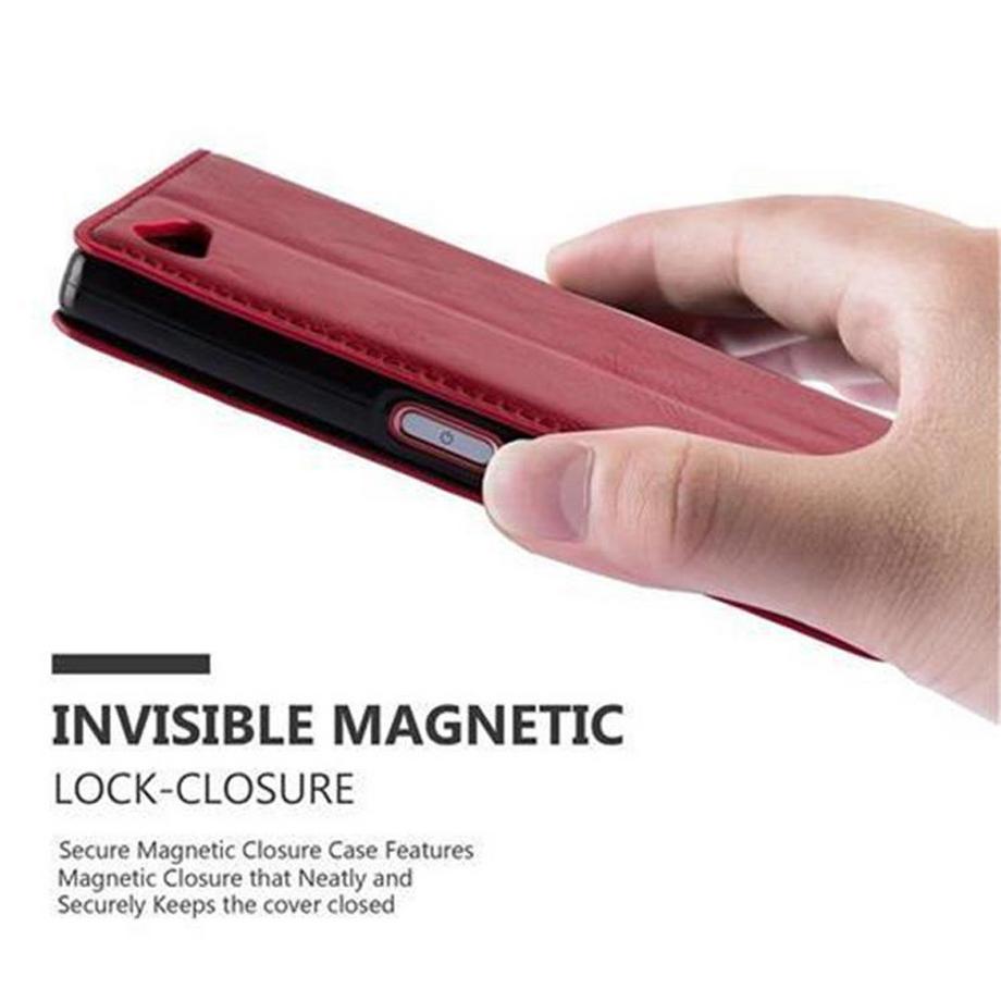 Cadorabo  Hülle für Sony Xperia Z5 COMPACT Magnetverschluss, Kartenfach 