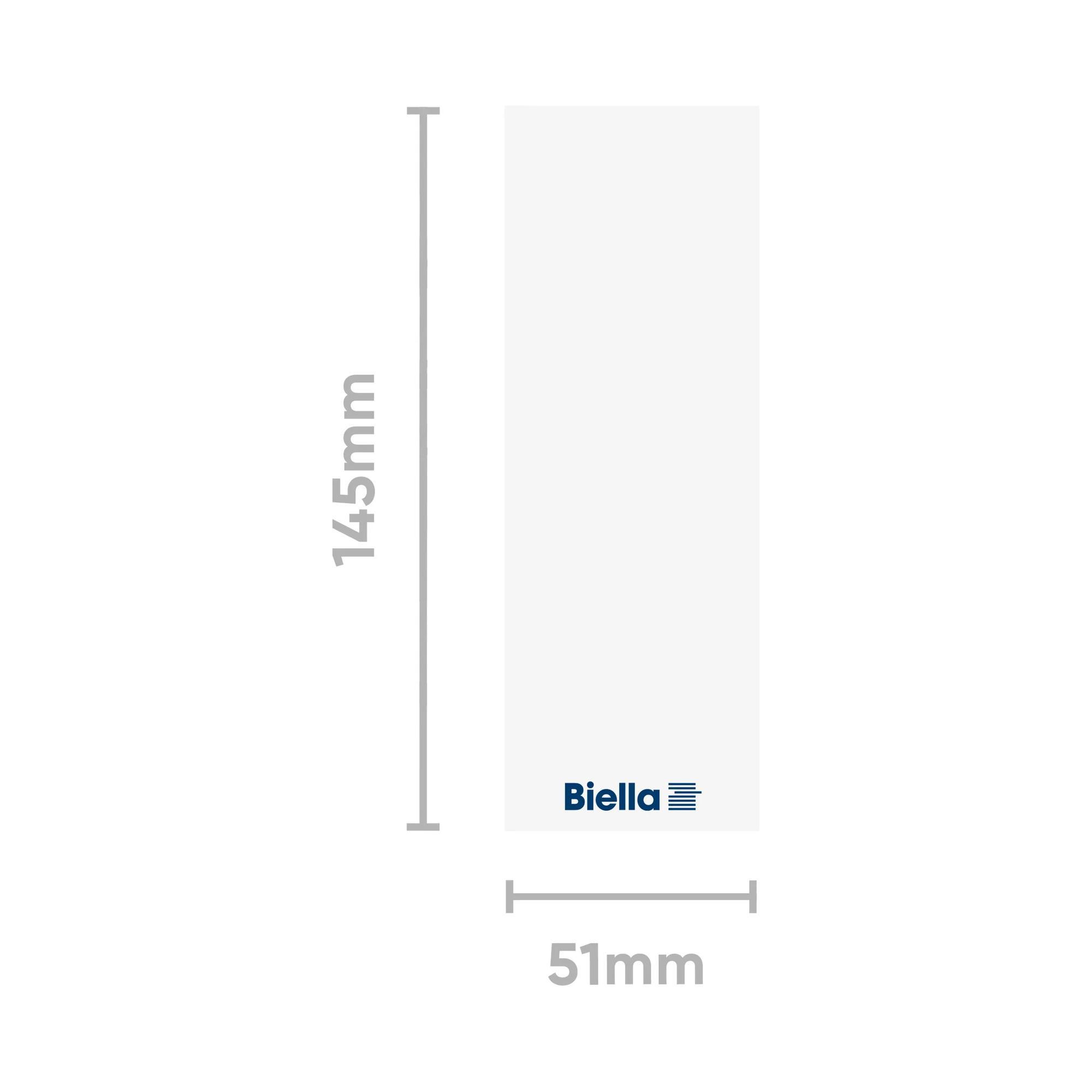 Biella  Étiquettes dorsales 7 cm 51 x 145 mm sur feuille A4 