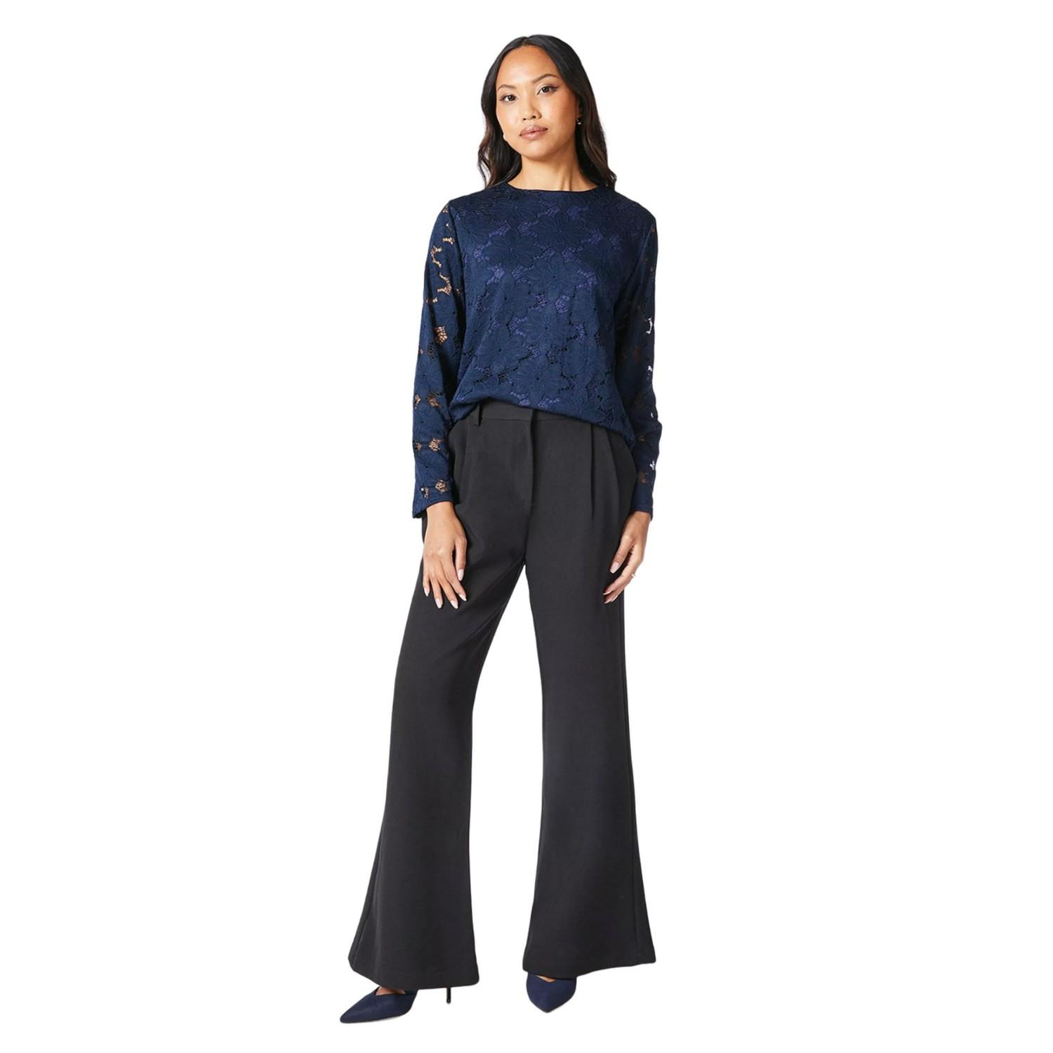 Principles Langärmliges Spitzen-Oberteil  