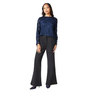 Principles Langärmliges Spitzen-Oberteil  