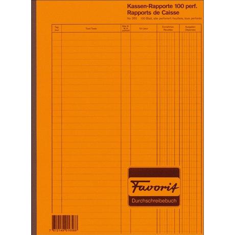 Favorit FAVORIT Kassa-Rapport A4 352 100 Blatt  