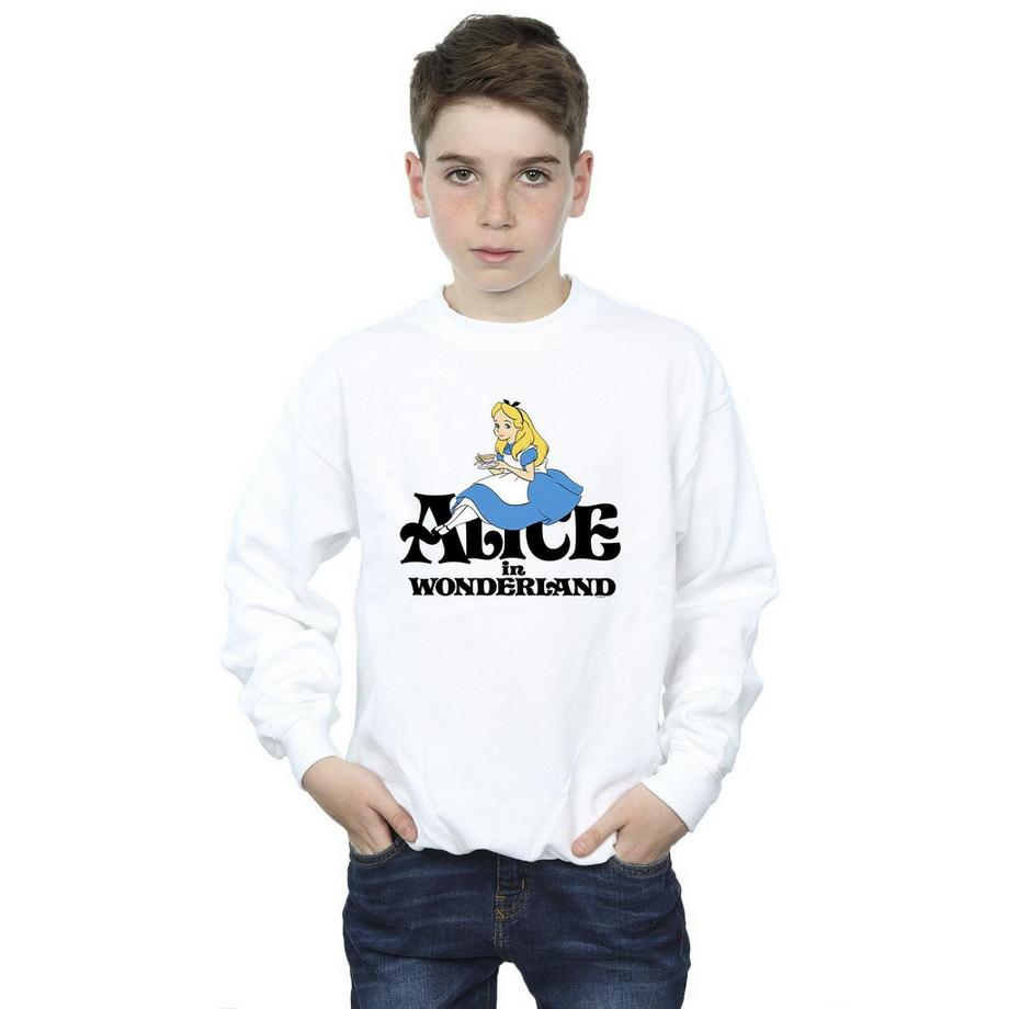 Disney  Alice In Wonderland Tea Drinker Sweatshirt 