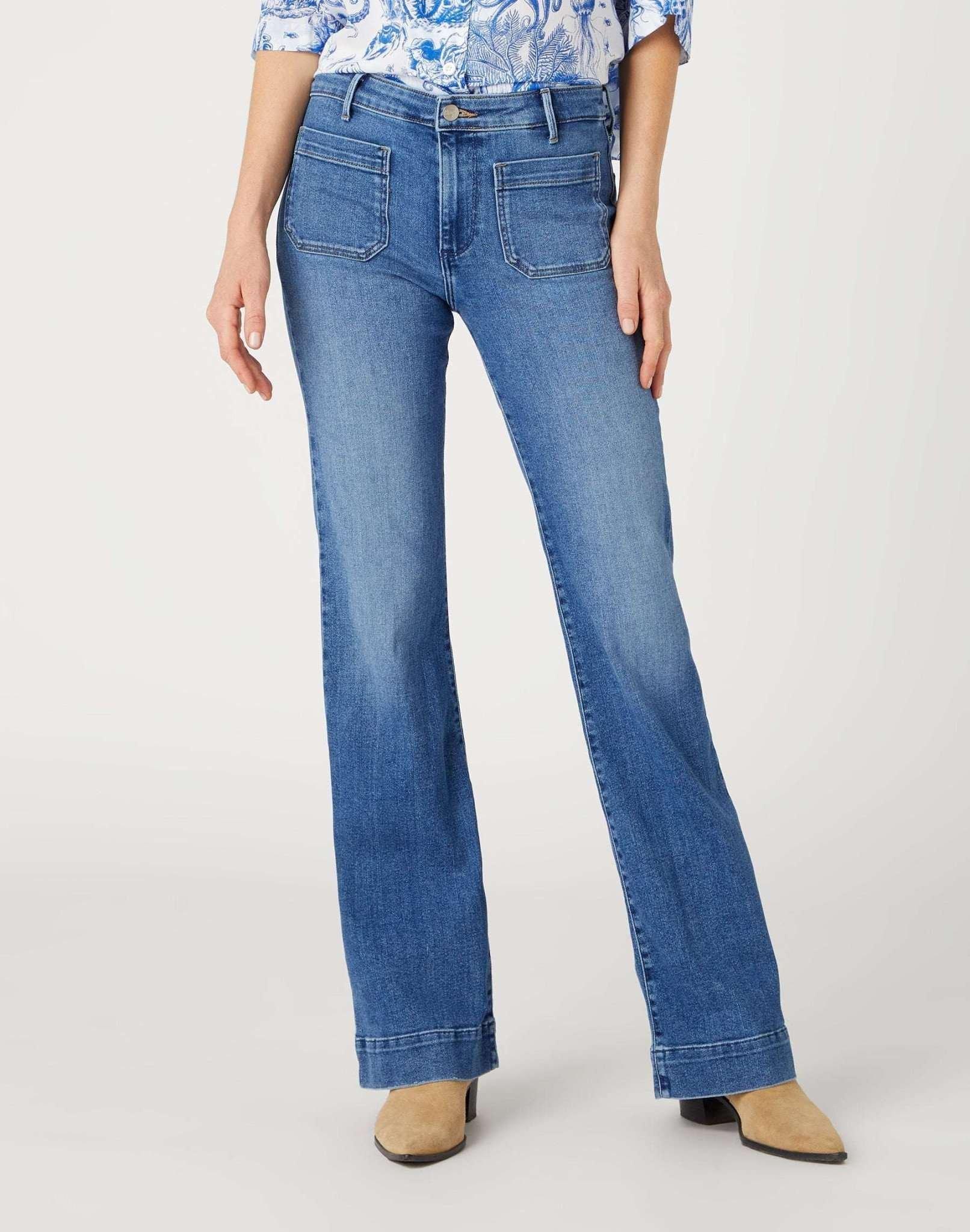 Image of Jeans Flare Damen Blau W28