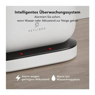 Petlibro  Trinkbrunnen Dockstream für Hunde und Katzen Akkubetrieb 