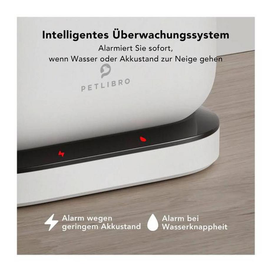 Petlibro  Trinkbrunnen Dockstream für Hunde und Katzen Akkubetrieb 