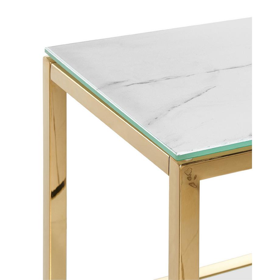 Beliani Konsolentisch aus Sicherheitsglas Modern AZUSA  