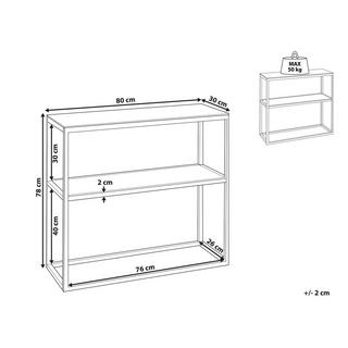 Beliani Console en Verre de sécurité Moderne AZUSA  