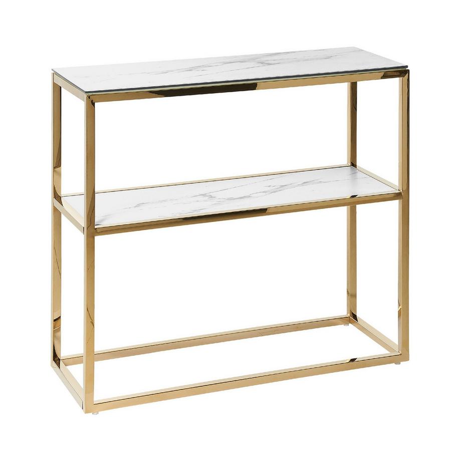 Beliani Konsolentisch aus Sicherheitsglas Modern AZUSA  