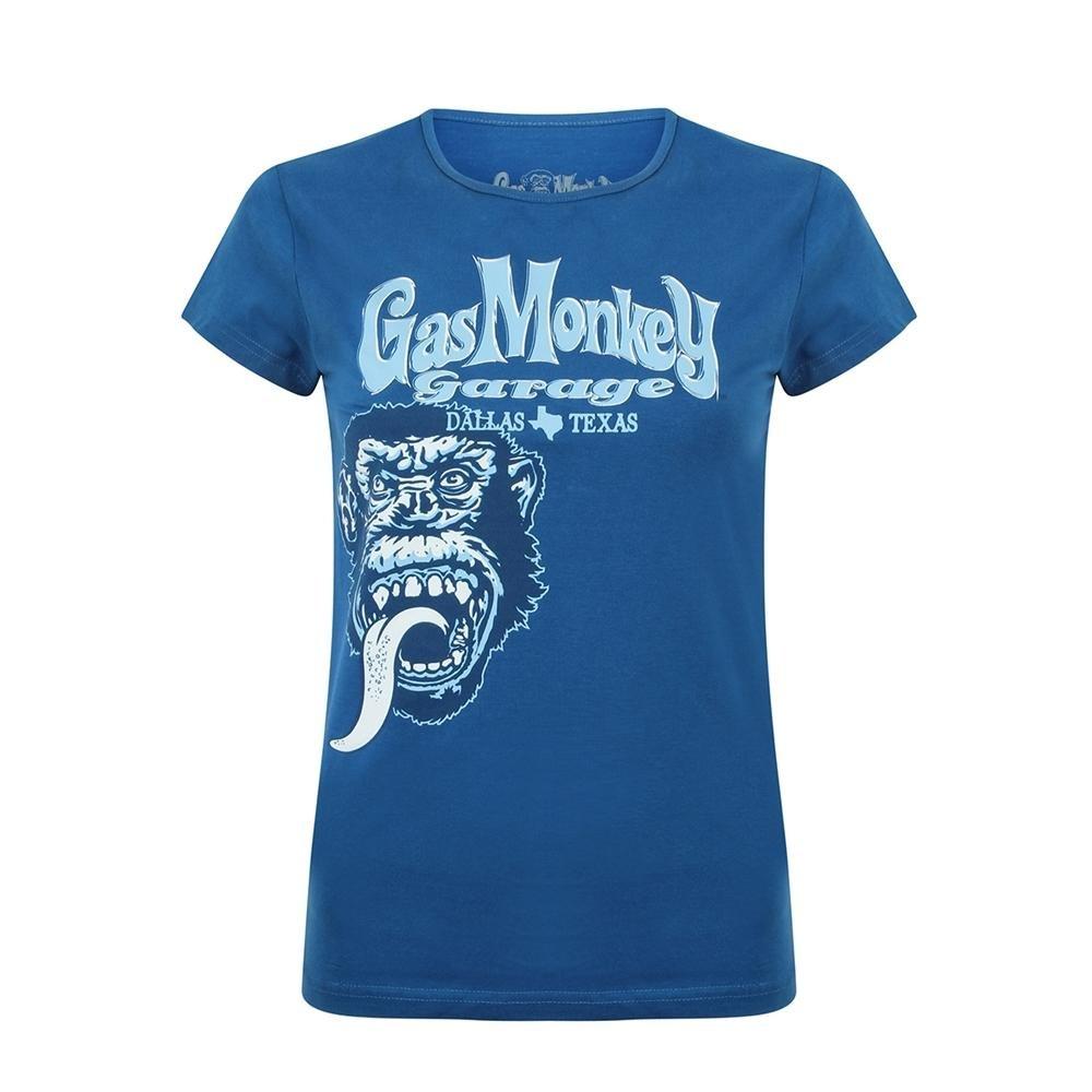 Image of Tonal Monkey Tshirt Damen Blau XXL