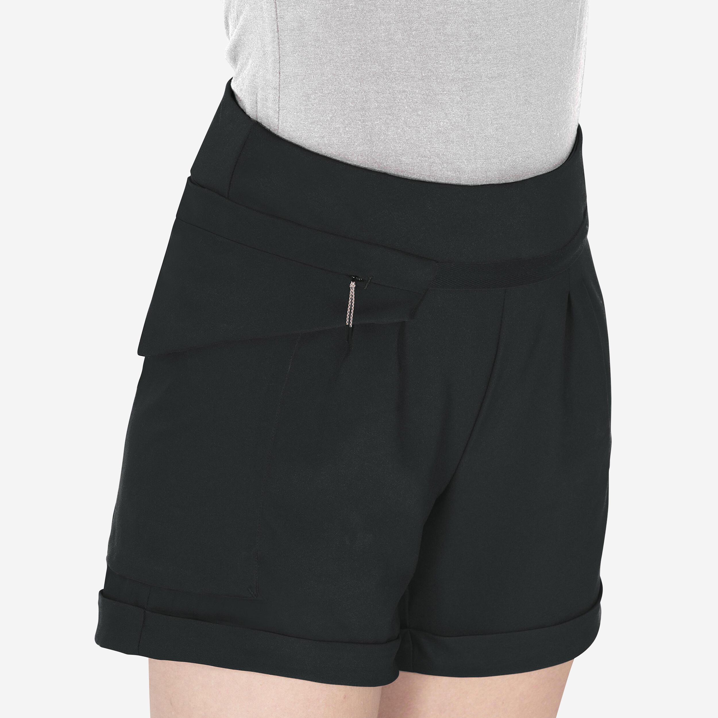 Image of Shorts - Nh500 Reg Damen Schwarz Leicht 46