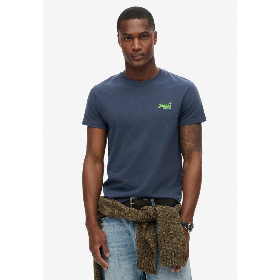 Superdry T-Shirt Essential Logo Ricamato  