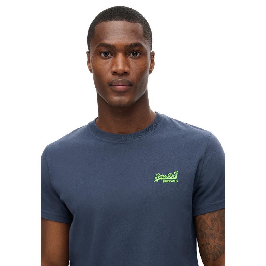 Superdry T-Shirt Essential Logo Ricamato  