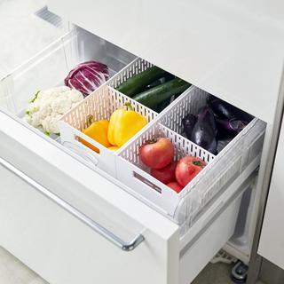 Yamazaki TOWER Aufbewahrungskorb mit flexiblen Fächern   Weiss  