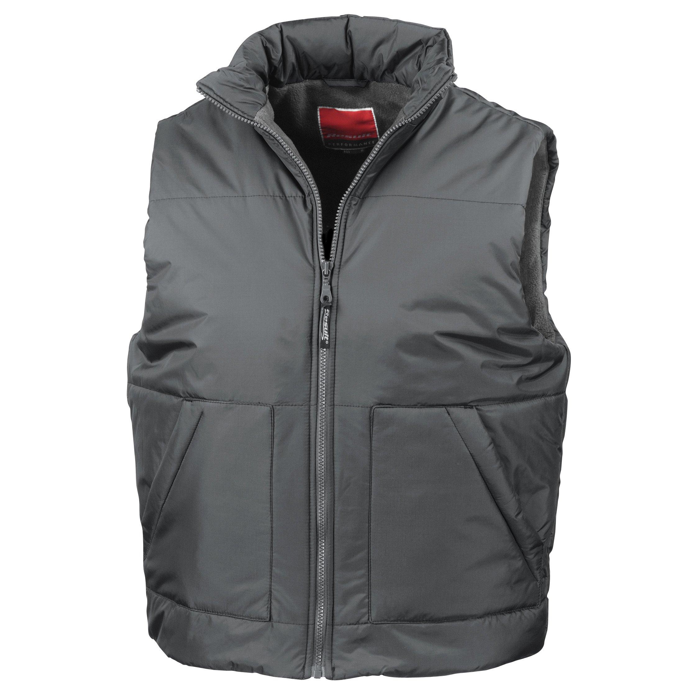 Image of Steppweste Bodywarmer Mit Fleecefutter Damen Grau XL