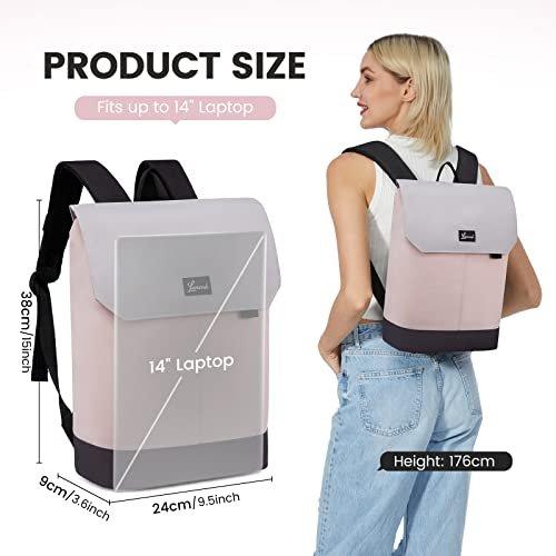 Only-bags.store Kleiner 14 Zoll Laptop Rucksack mit USB Ladeanschluss  