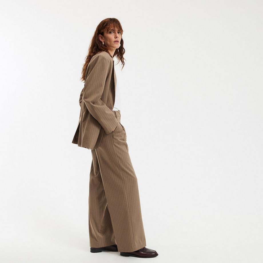 La Redoute Collections Gestreifte Loose Fit Hose  