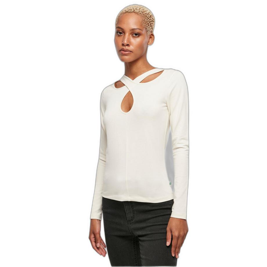 URBAN CLASSICS T-shirt Manches Longues Crossed Cut Out  